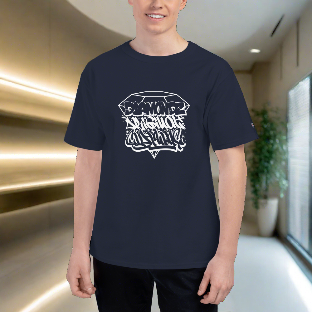 Diamondz Original Clothing Sly Ski Graffiti Men's Champion T-Shirt