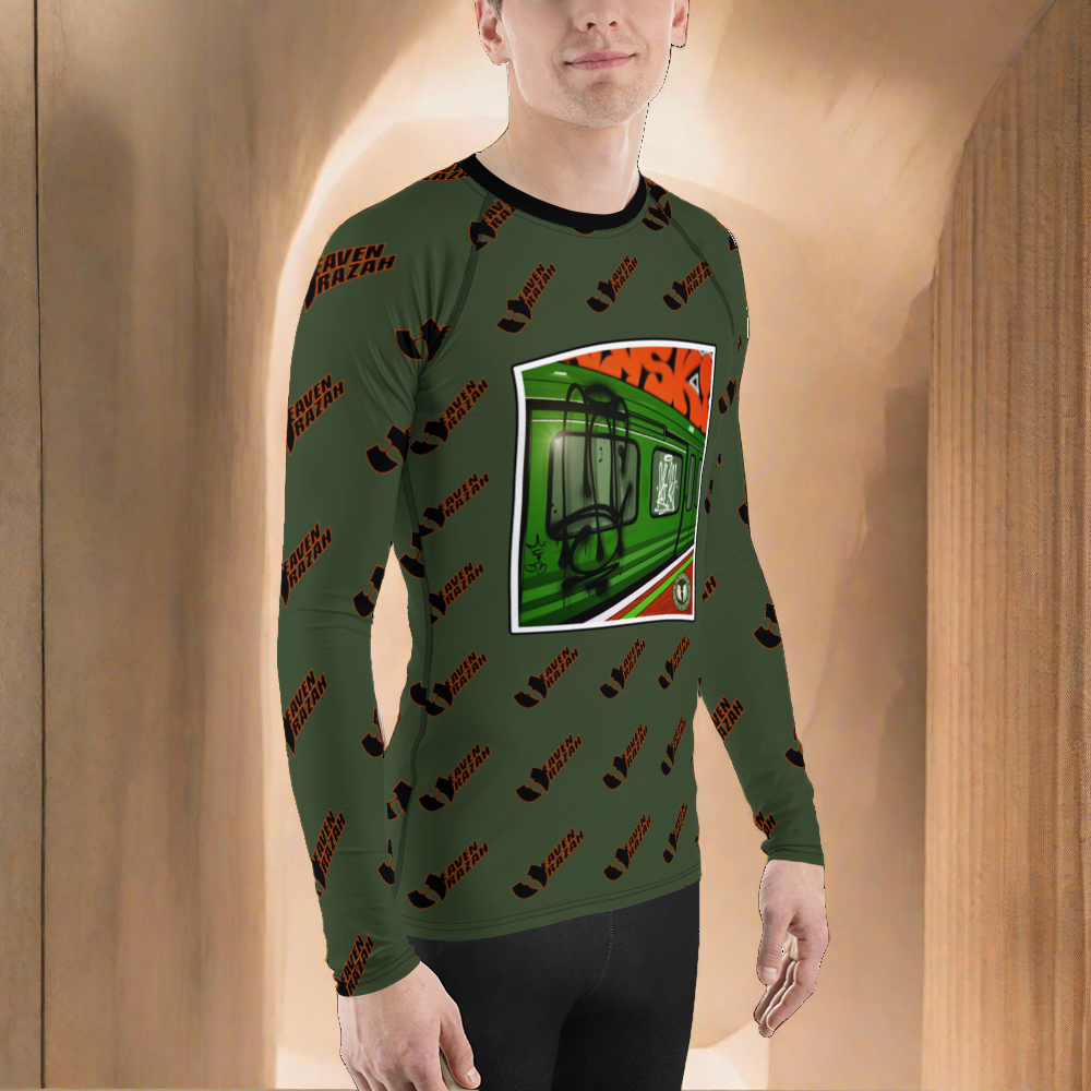 HeavenRazah Renaissance Subway Designer Rash Guard