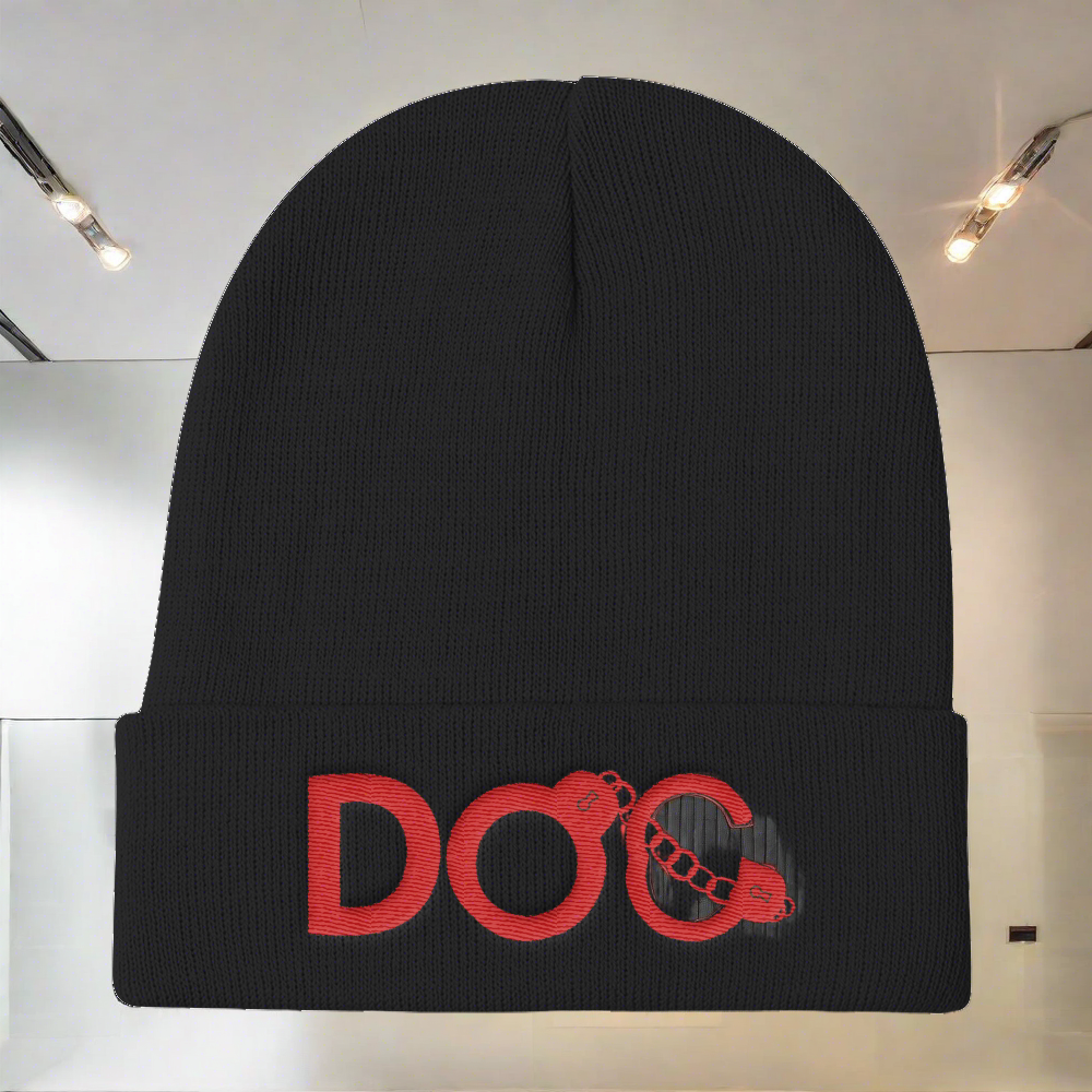 Diamondz Original Clothing D.O.C. Logo Embroidered Knit Beanie