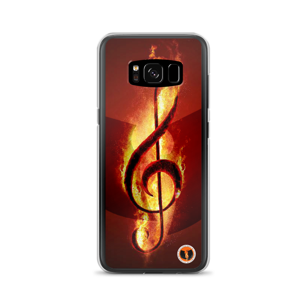 Official HellRazah Music Inc. Designer Limited Edition Fire Samsung Case HeavenRazah Merch Graphics by SmuveMassBeatz