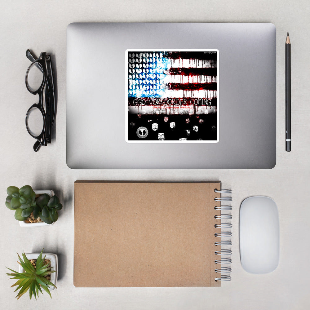 Ghetto Gov't Officialz Coming - Official Hell Razah / Heaven Razah Merch Bubble-Free Stickers