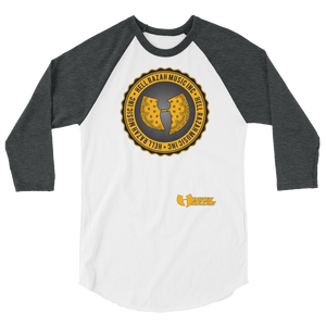 Official Hell Razah Music Inc Logo Designer Tee 3/4 sleeve raglan shirt