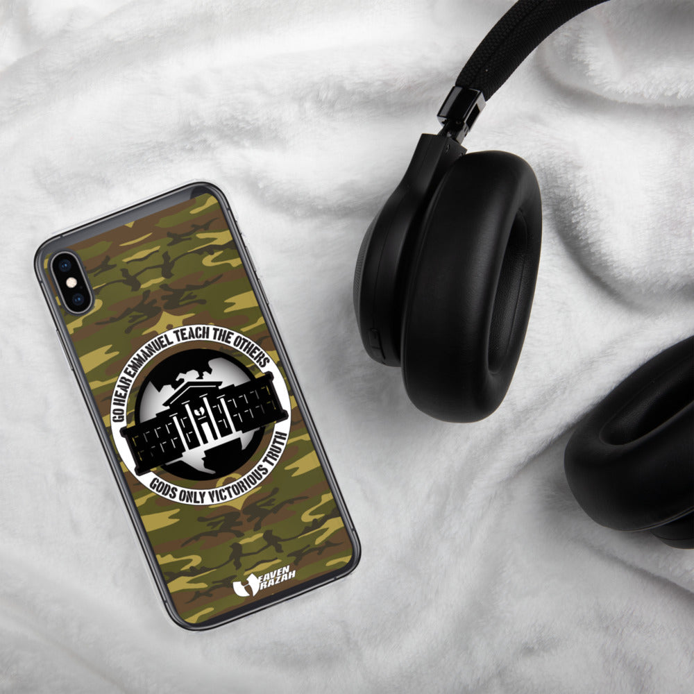 Ghetto Gov't Officialz GGO Green Camo Heaven Razah / Hell Razah Music Inc iPhone Case
