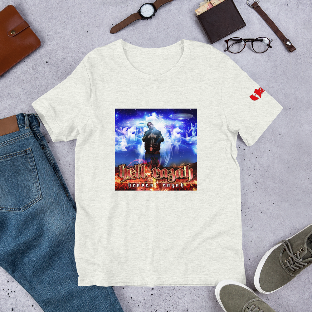 Hell Razah Heaven Razah Album Art Short-Sleeve Unisex T-Shirt Graphics by Ronny Dee