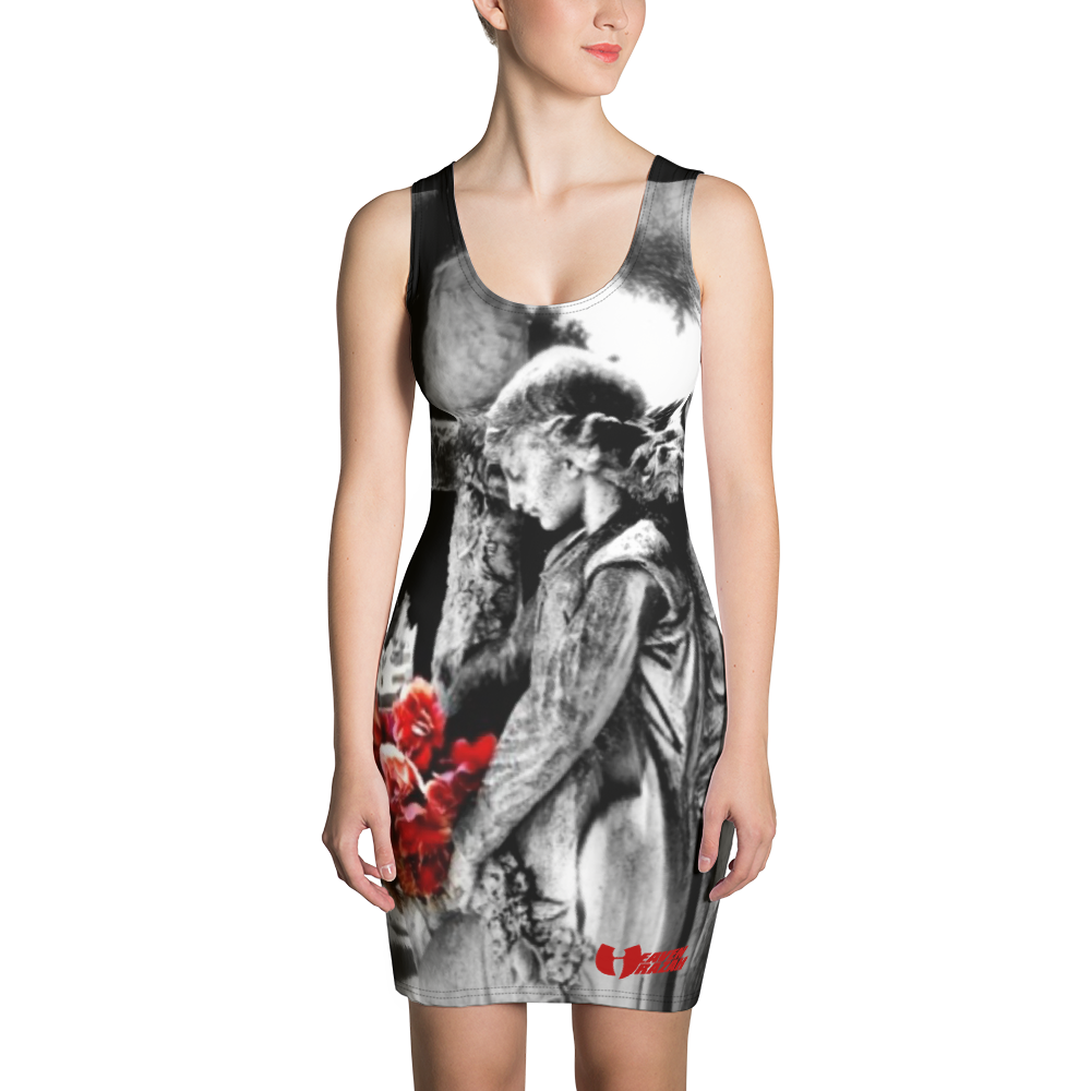 Official Heaven Razah Angel and Cross Designer  Cut & Sew Dress