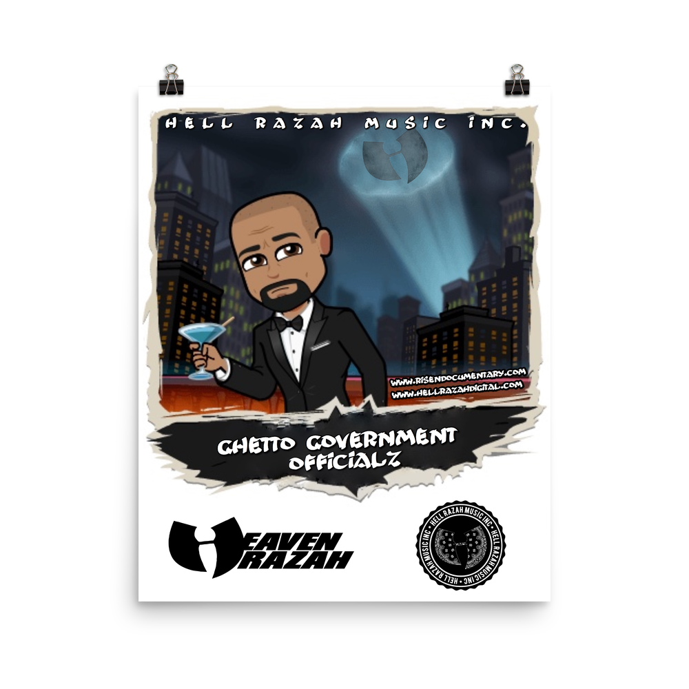 Ghetto Government Officialz Hell Razah Music Inc Poster – Diamondz ...