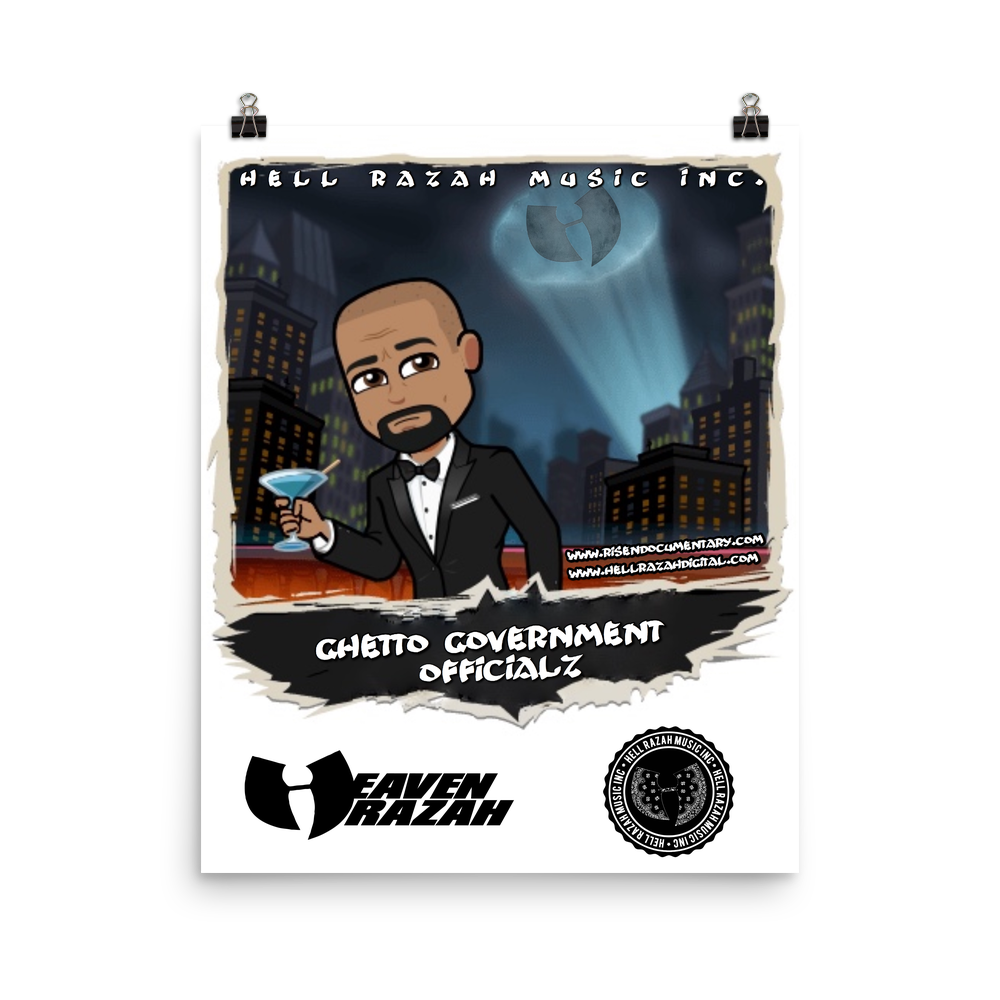 Ghetto Government Officialz Hell Razah Music Inc Poster