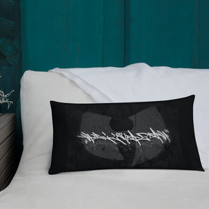 HRMI Brooklyn Tale HellRazah Music Inc. Designer Deluxe Premium Pillow HeavenRazah Merchandise Graphics by Sly Ski Original