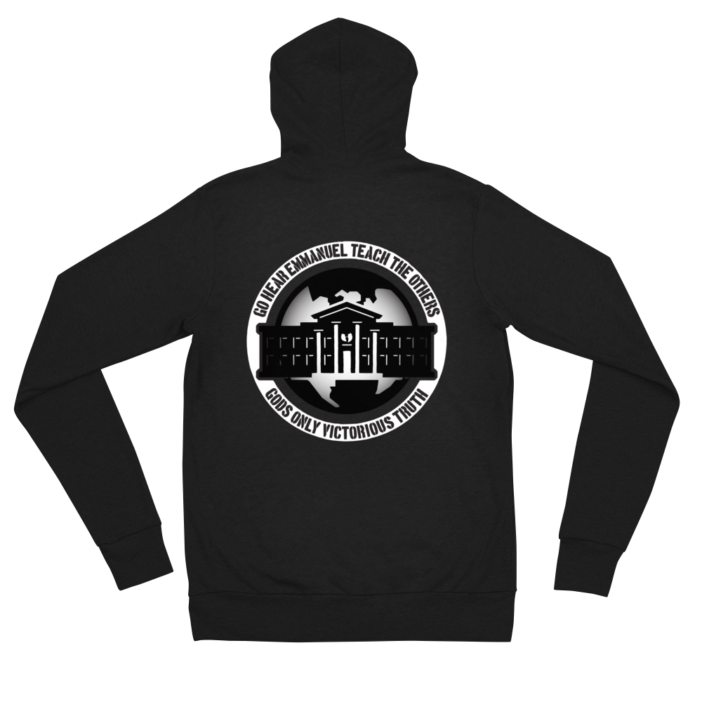 Ghetto Gov't Officialz Heaven Razah / Hell Razah Music Unisex Zip Hoodie