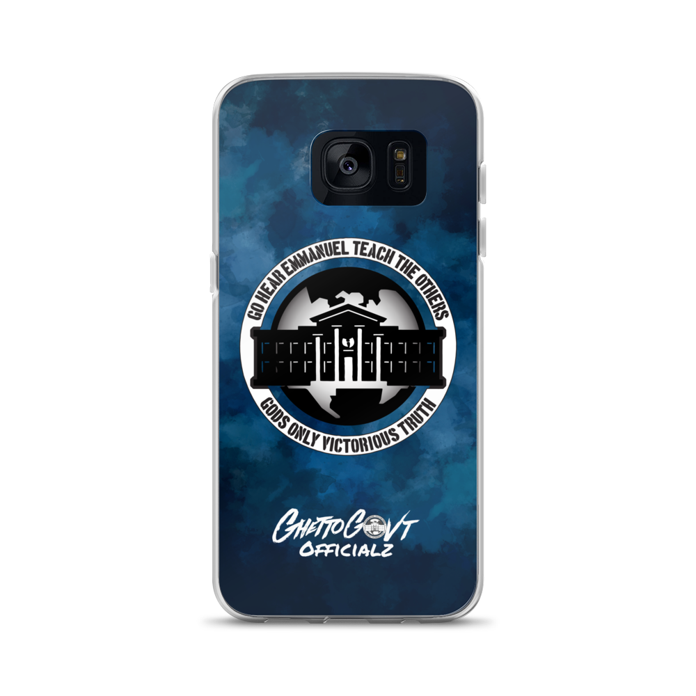 Ghetto Gov't Officialz Logo Go Hear Emmanuel Teach The Others Samsung Cell Phone Case Heaven Razah Hell Razah Music Inc