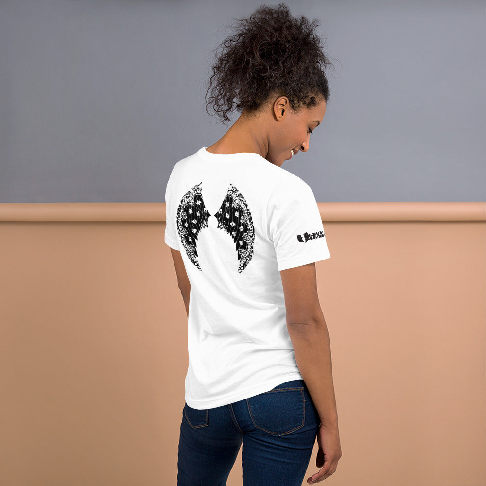 Official Heaven Razah Wingz Up Tee Hell Razah Music Inc Logo Designer Short-Sleeve Unisex T-Shirt