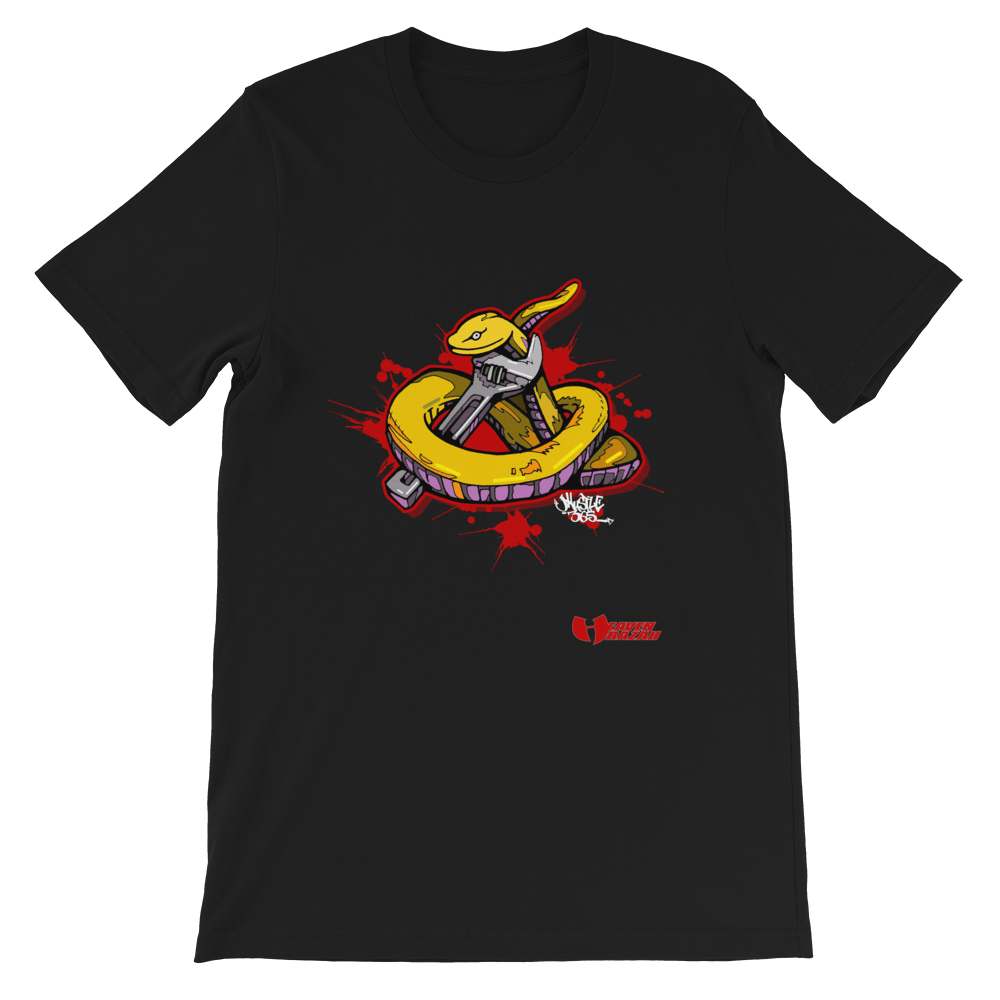 Official Hell Razah Music Inc Snakes Get Wrenched Designer Short-Sleeve Unisex T-Shirt Heaven Razah Graphics by iHustle365_