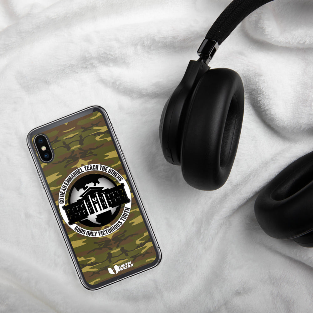 Ghetto Gov't Officialz GGO Green Camo Heaven Razah / Hell Razah Music Inc iPhone Case