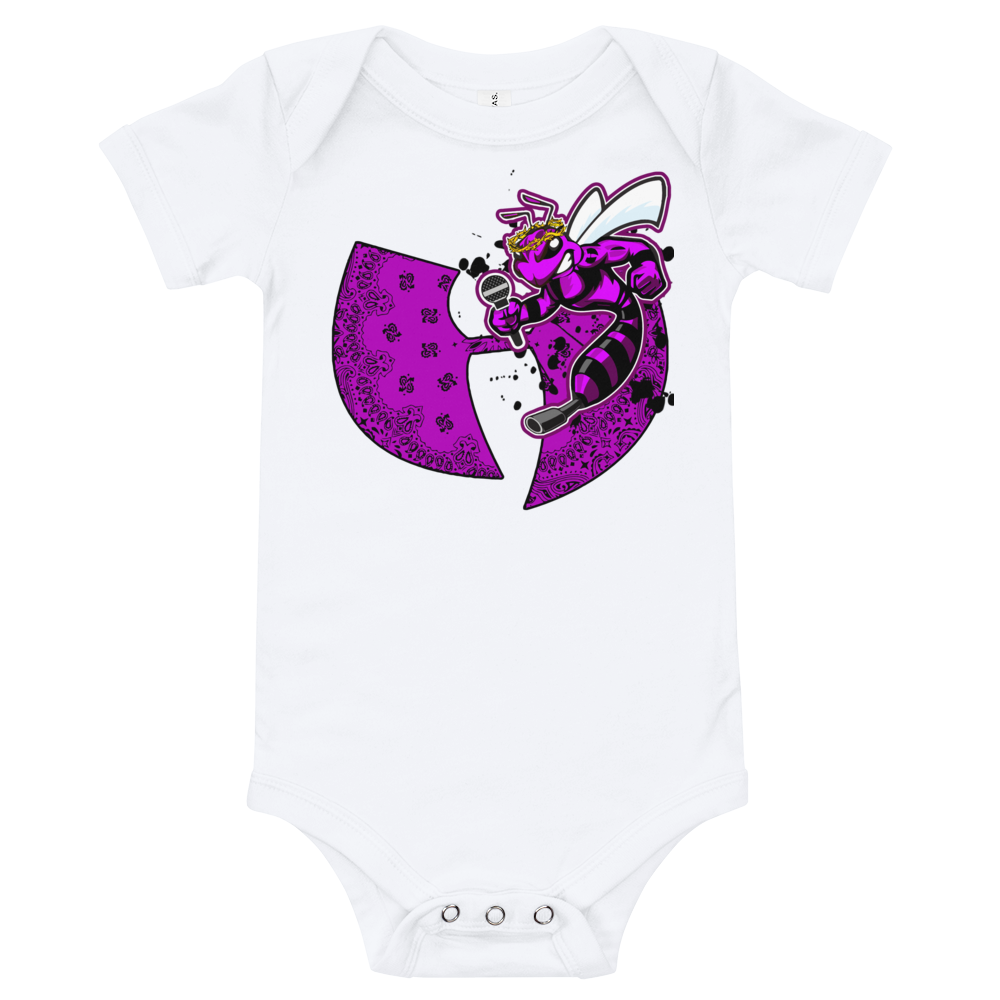 Official Heaven Razah Purple Bee Designer Baby Bodysuit Infant Tee T-Shirt Hell Razah Music Inc