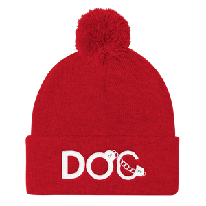 DOC Logo Diamondz Original Clothing Embroidered Pom Pom Knit Cap