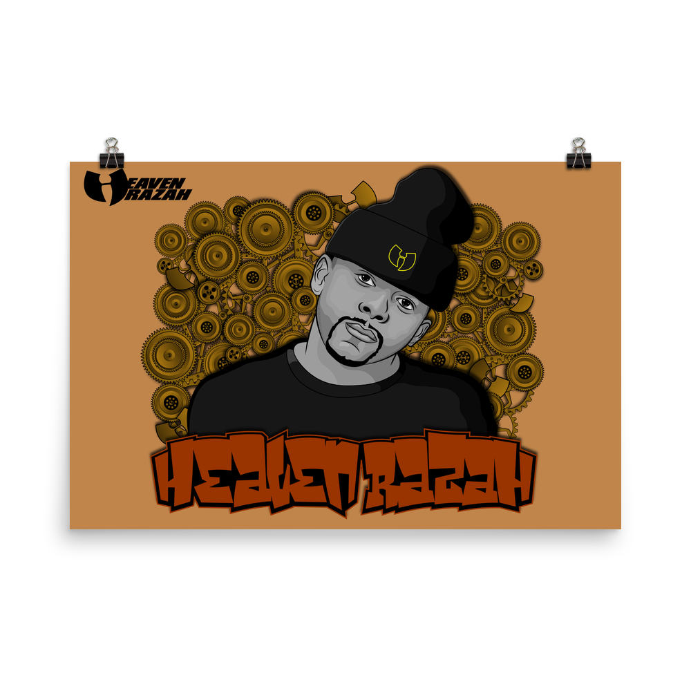 Official Heaven Razah / Hell Razah Music Inc Poster Graphics by Sly Ski Originial