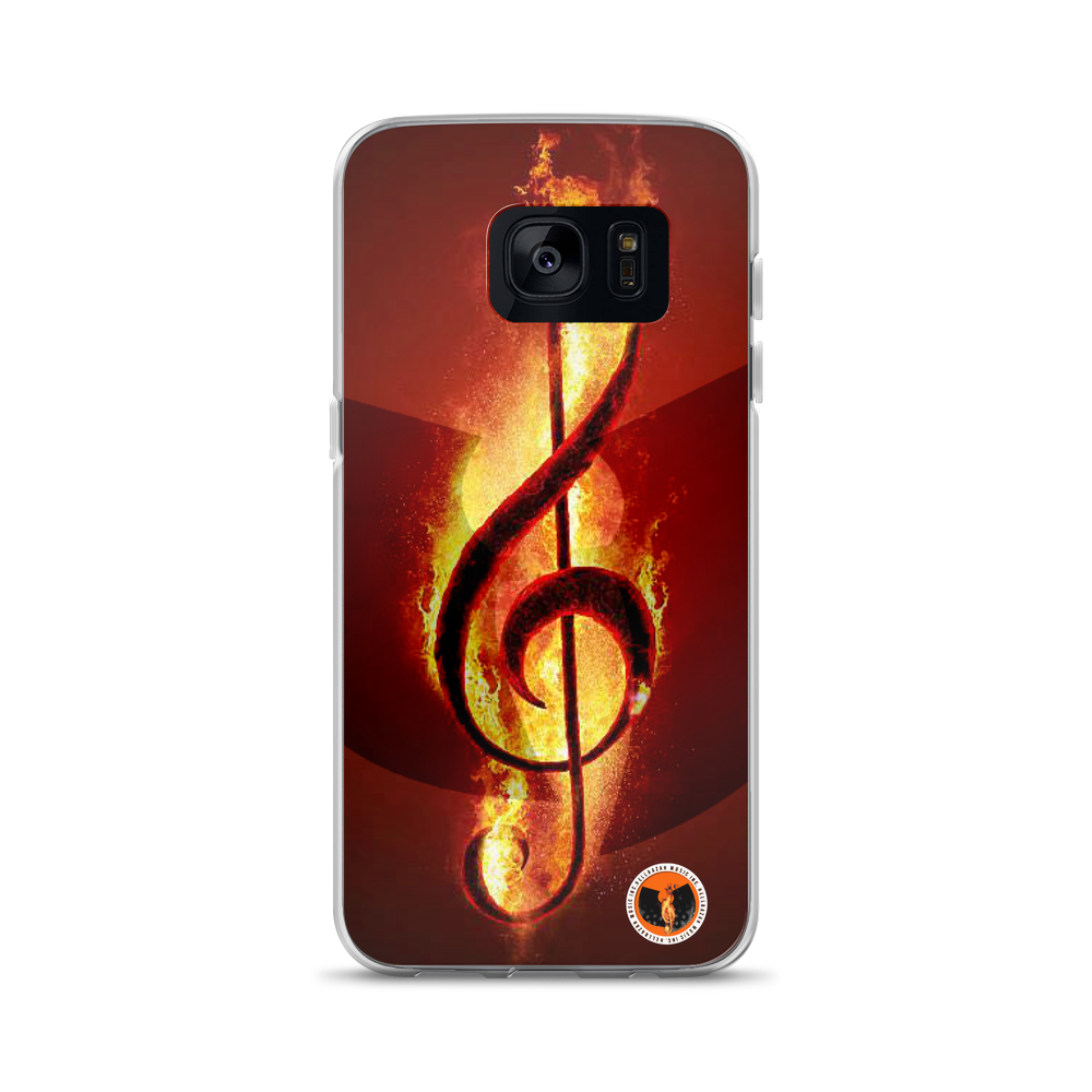 Official HellRazah Music Inc. Designer Limited Edition Fire Samsung Case HeavenRazah Merch Graphics by SmuveMassBeatz