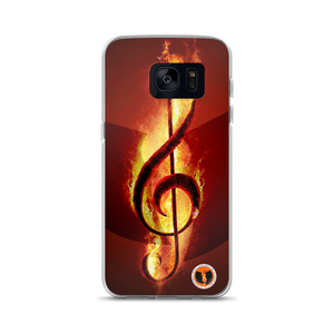 Official HellRazah Music Inc. Designer Limited Edition Fire Samsung Case HeavenRazah Merch Graphics by SmuveMassBeatz