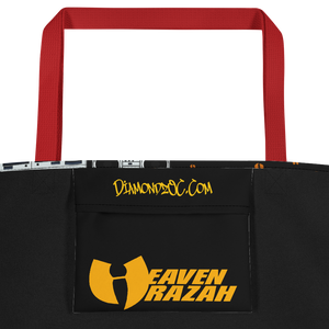 Official Heaven Razah / Hell Razah Toon Type Graphics by Sli_Ski_Original Designer Tote Beach Bag