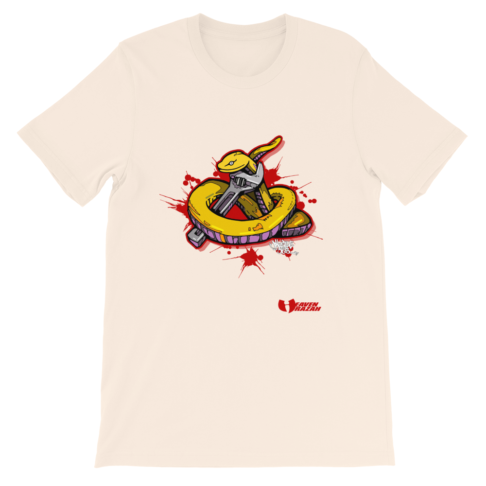 Official Hell Razah Music Inc Snakes Get Wrenched Designer Short-Sleeve Unisex T-Shirt Heaven Razah Graphics by iHustle365_