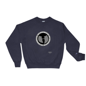 HRMI Black and Gray Logo HellRazah Music Inc. Designer Champion Sweatshirt HeavenRazah