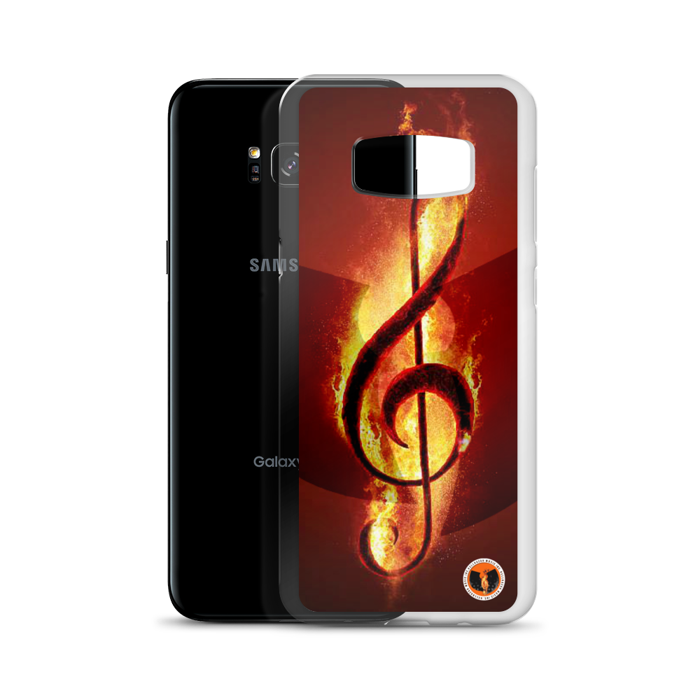 Official HellRazah Music Inc. Designer Limited Edition Fire Samsung Case HeavenRazah Merch Graphics by SmuveMassBeatz