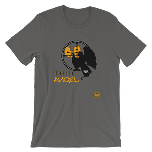 Official Hell Razah Music Inc T.H.U.G. Angel Designer Tee Short-Sleeve Unisex T-Shirt Graphics by iHustle365_ Heaven Razah Merch