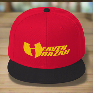 Official Hell Razah Heaven Razah Cap Embroidered Official WU Snapback Hat Graphics by Culture Freedom