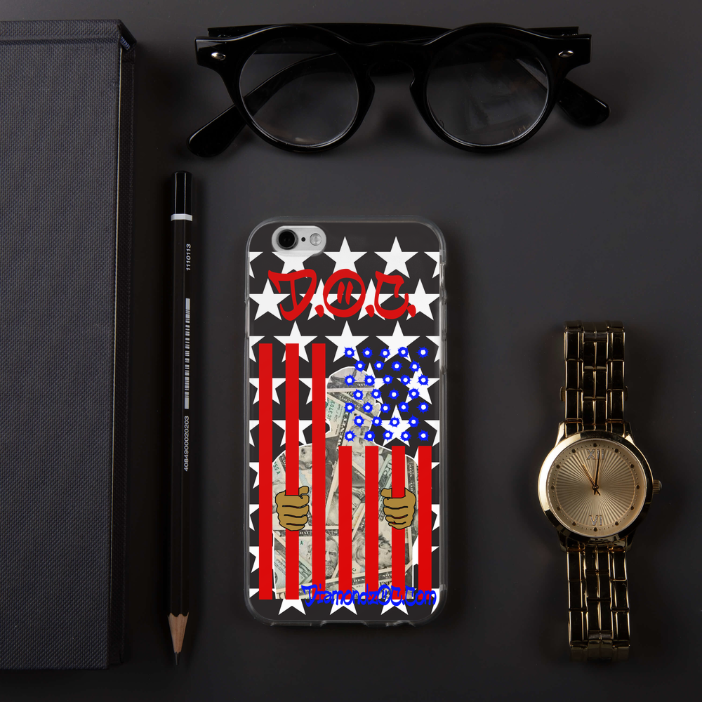 Prison 4 Profit Flag by DOC iPhone Case