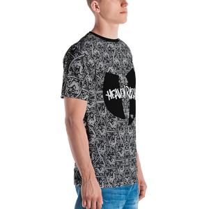 Official HellRazah Music Inc. Designer HeavenRazah Graffiti Logo Men's T-shirt