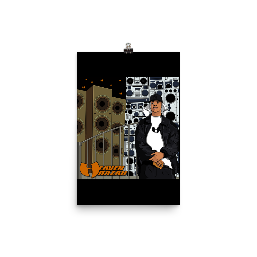 Official Heaven Razah / Hell Razah Music Inc. Merchandise Poster Graphics by Sly Ski Original