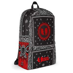 Official Hell Razah Music Inc Logo / Heaven Razah Black Bandana Designer Laptop Carry Bag -Backpack