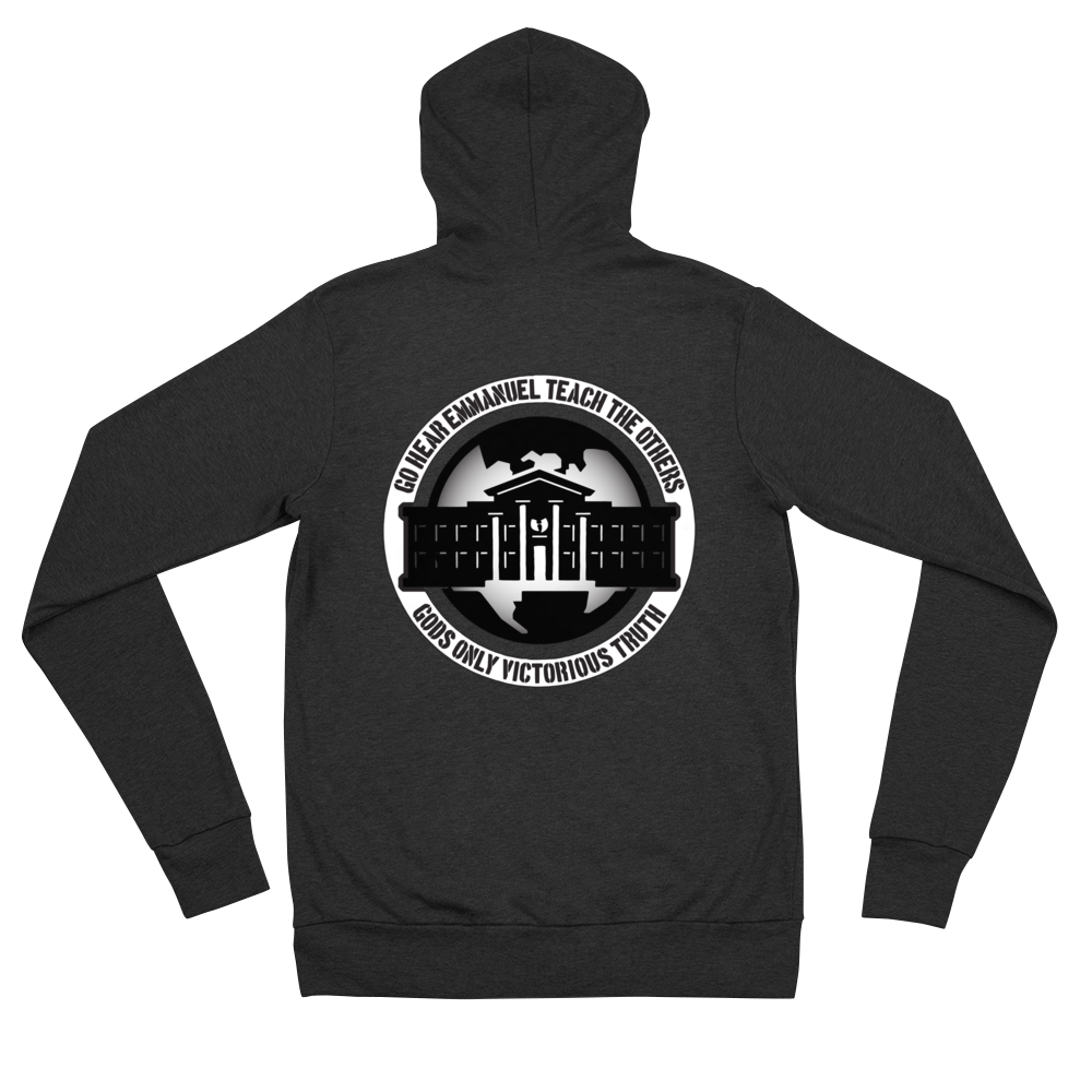 Ghetto Gov't Officialz Heaven Razah / Hell Razah Music Unisex Zip Hoodie