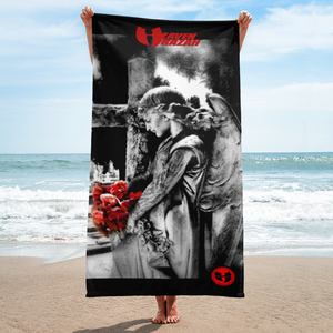 Official Heaven Razah / Hell Razah Music Rose Angel Designer Beach Towel