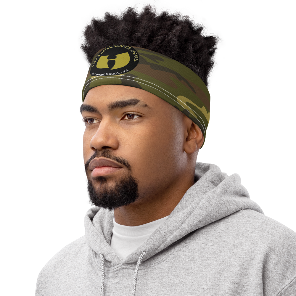 Renaissance Apparel Green Camoflauge Face Cover - Neck Gaiter