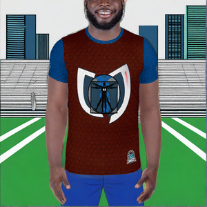 BLACK Superman 2 Hell Razah Music Inc. Designer Men's Athletic T-shirt HeavenRazah - Graphics by iHustle365