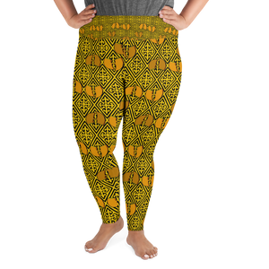 HRMI Fall Release 19 HellRazah Music Inc Designer Plus Size Leggings 2x - 6x HeavenRazah Graphics by iHistle365