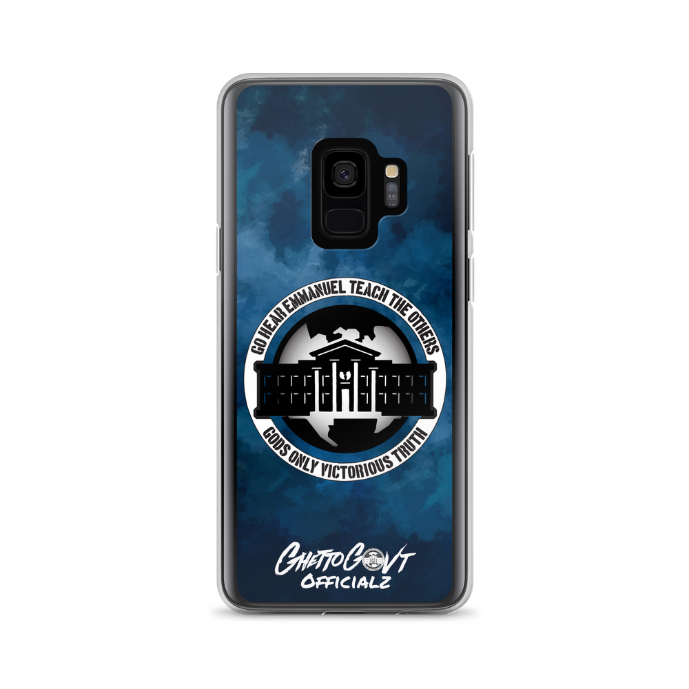 Ghetto Gov't Officialz Logo Go Hear Emmanuel Teach The Others Samsung Cell Phone Case Heaven Razah Hell Razah Music Inc