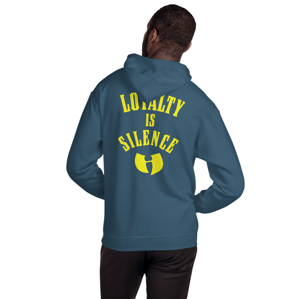 HRMI LOYALTY IS SILENCE Fall  Hoodie HellRazah Music Inc Designer Hooded Sweatshirt Official HeavenRazah Merchandise