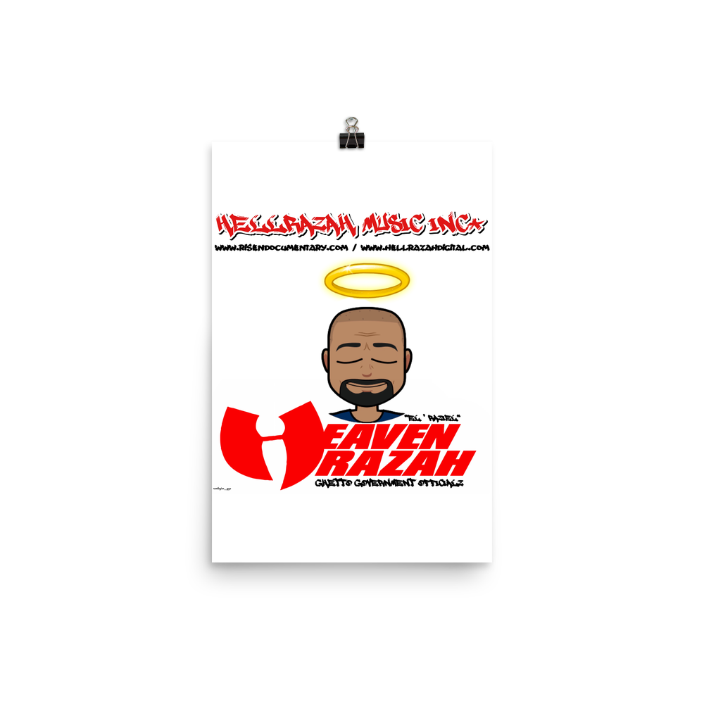 Ghetto Government Officialz Hell Razah Music Inco Halo Official Merchandise Poster