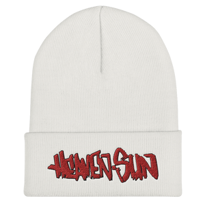 Heaven Sun Embroidered Cuffed Beanie