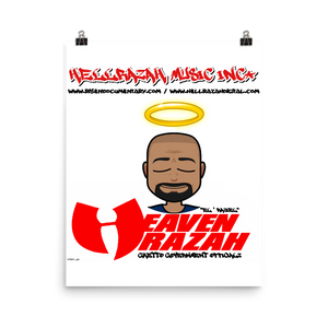 Ghetto Government Officialz Hell Razah Music Inco Halo Official Merchandise Poster