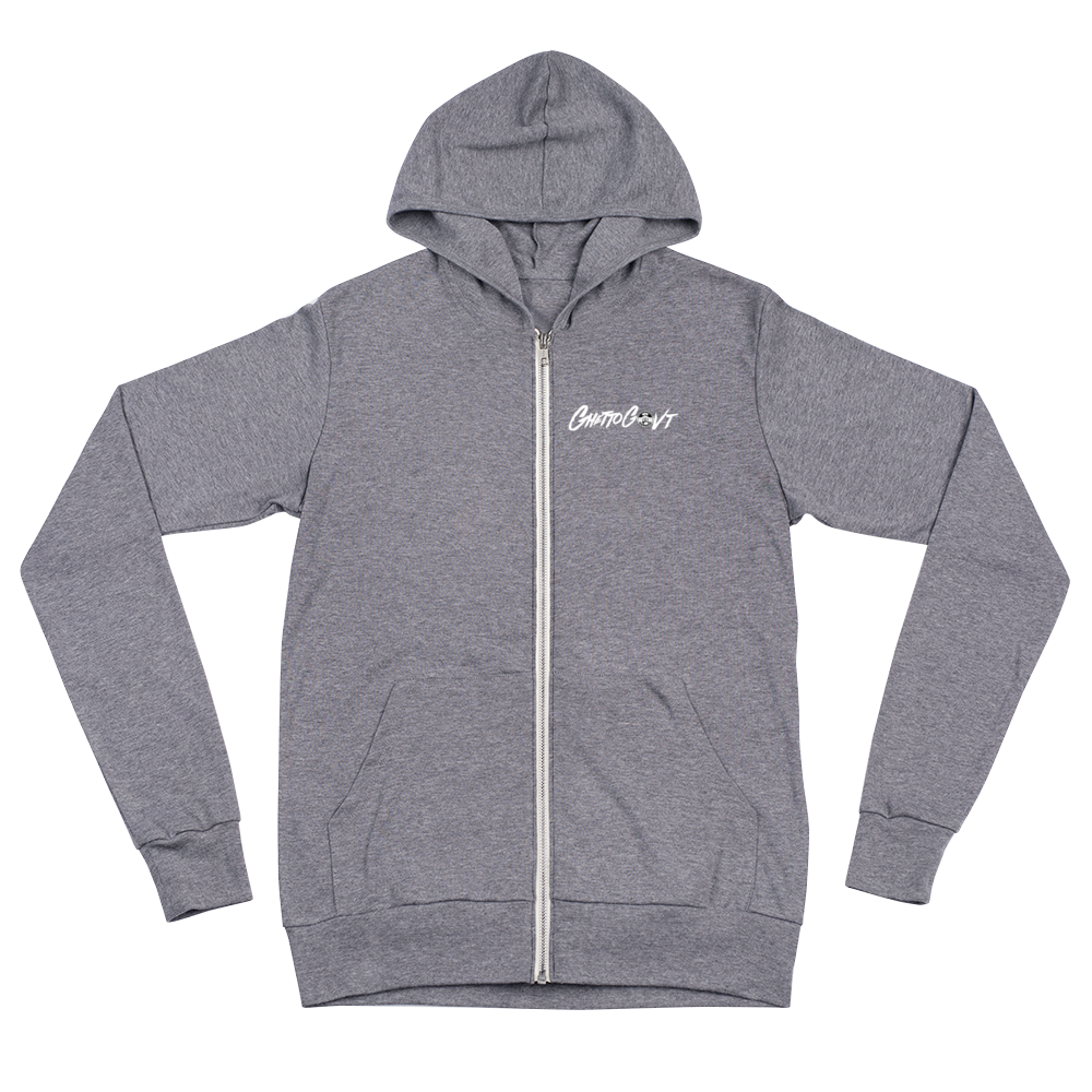 Ghetto Gov't Officialz Heaven Razah / Hell Razah Music Unisex Zip Hoodie