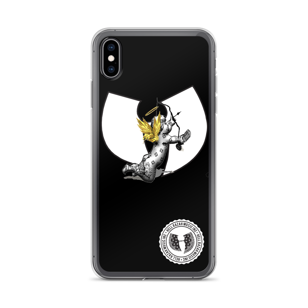 Official Hell Razah Music Inc Cherub with Mic Designer iPhone Case Heaven Razah Graphics by SmuveMassBeatz