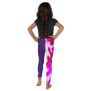 Official Thug Angel Heaven Razah Pink Camo Wingz Designer Youth Kid's Leggings