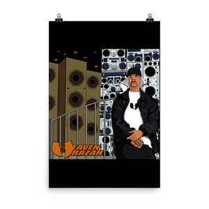 Official Heaven Razah / Hell Razah Music Inc. Merchandise Poster Graphics by Sly Ski Original