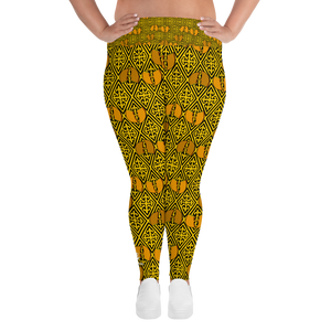 HRMI Fall Release 19 HellRazah Music Inc Designer Plus Size Leggings 2x - 6x HeavenRazah Graphics by iHistle365