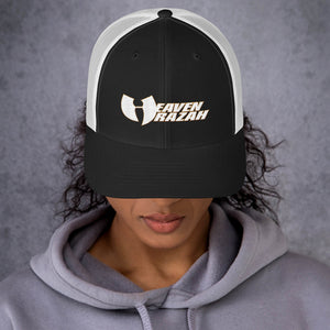 Official HellRazah Music Inc Embroidered Hat HeavenRazah Trucker Cap Graphics by Culture Freedom