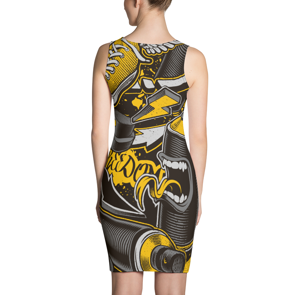 Official DiamondzOC Golden Mics Designer Dress