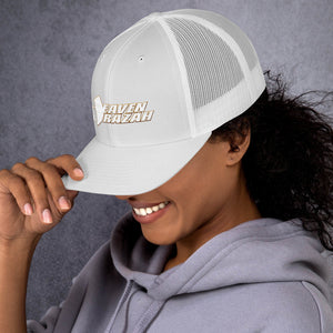Official HellRazah Music Inc Embroidered Hat HeavenRazah Trucker Cap Graphics by Culture Freedom
